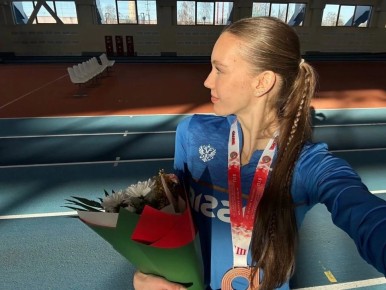 Милослава Карпова завоевала «бронзу» международных соревнований по легкой атлетике «Матчевая встреча» среди юношей и девушек до 18 лет, которые прошли в Беларуси