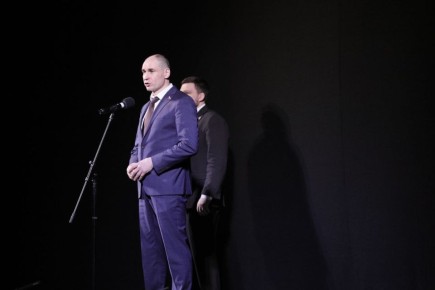 Поприветствовал участников и гостей на торжественном открытии всероссийского фестиваля «Его величество Театр»