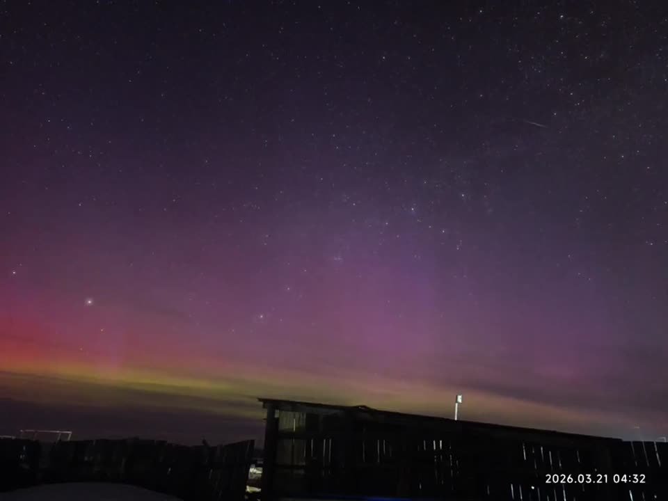 Омичи смогли увидеть полярное сияние