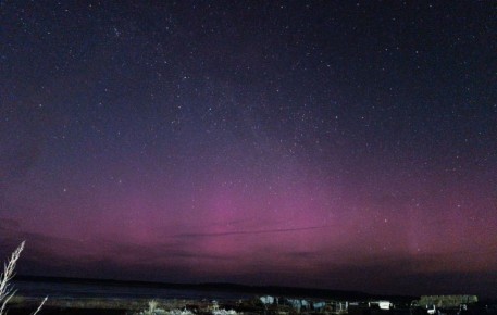 Северное сияние вновь заменили над Омской областью