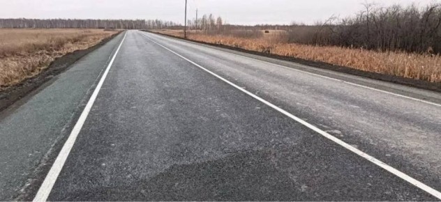 Виталий Хоценко: ремонт дороги в Тюкалинском районе продолжается