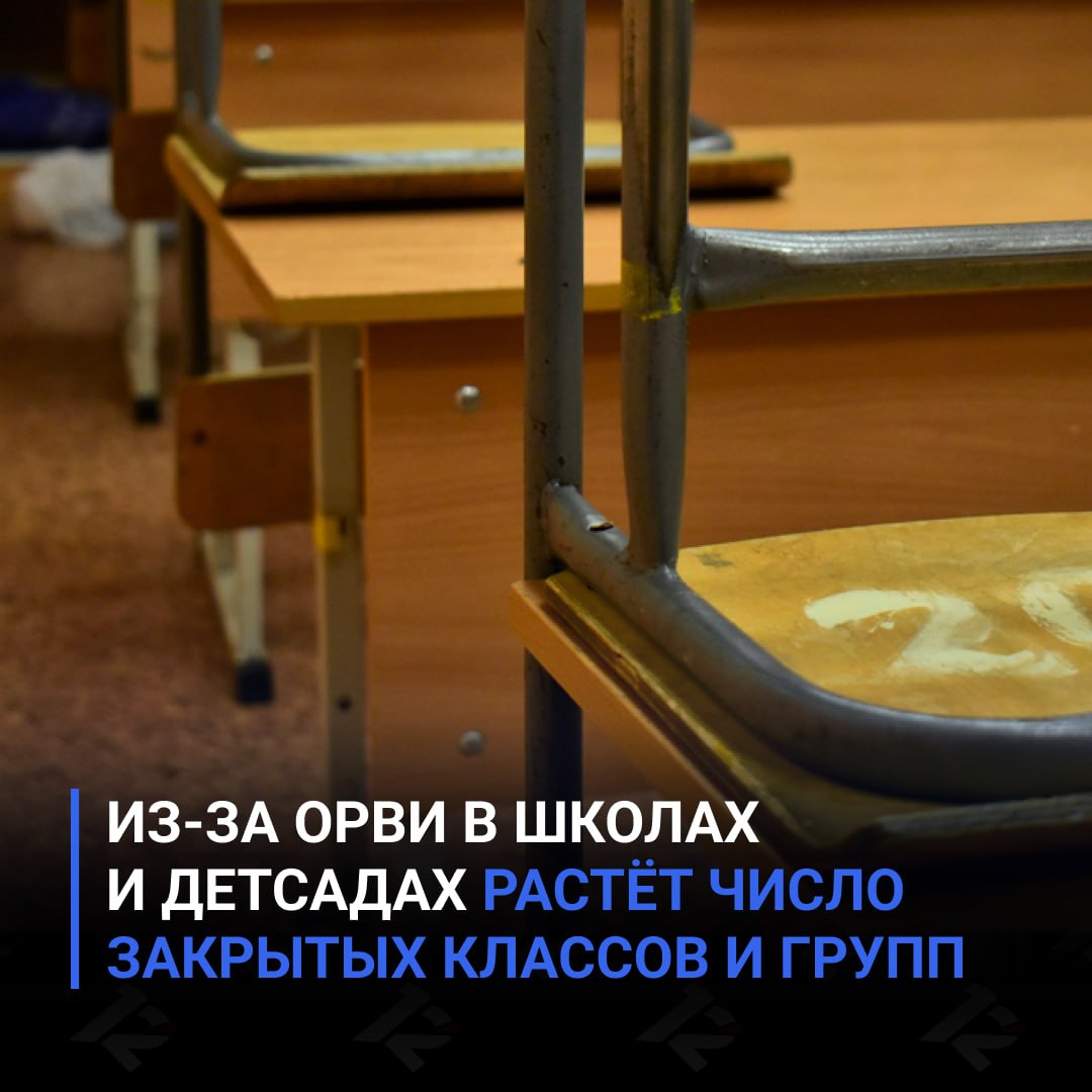 Из-за ОРВИ в школах и детсадах растёт число закрытых классов и групп