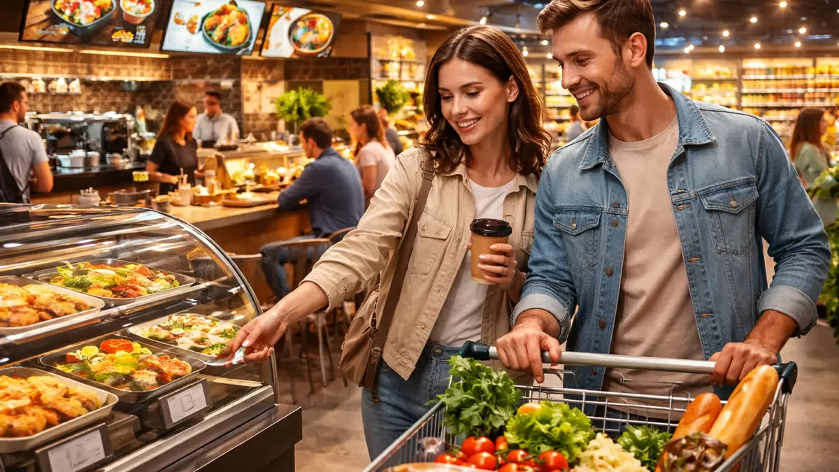 Как 'Магнит' улучшает шопинг: новые магазины с атмосферой кафе