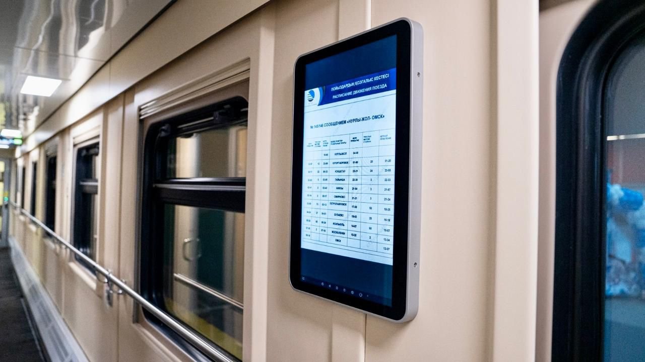 В составе поезда Астана — Омск появились современные вагоны В составе поезда Астана — Омск появились современные вагоны