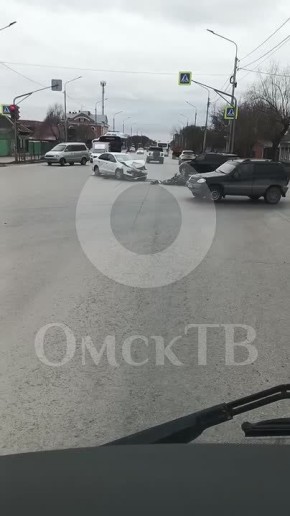 В Омске случилась жуткая авария на Герцена