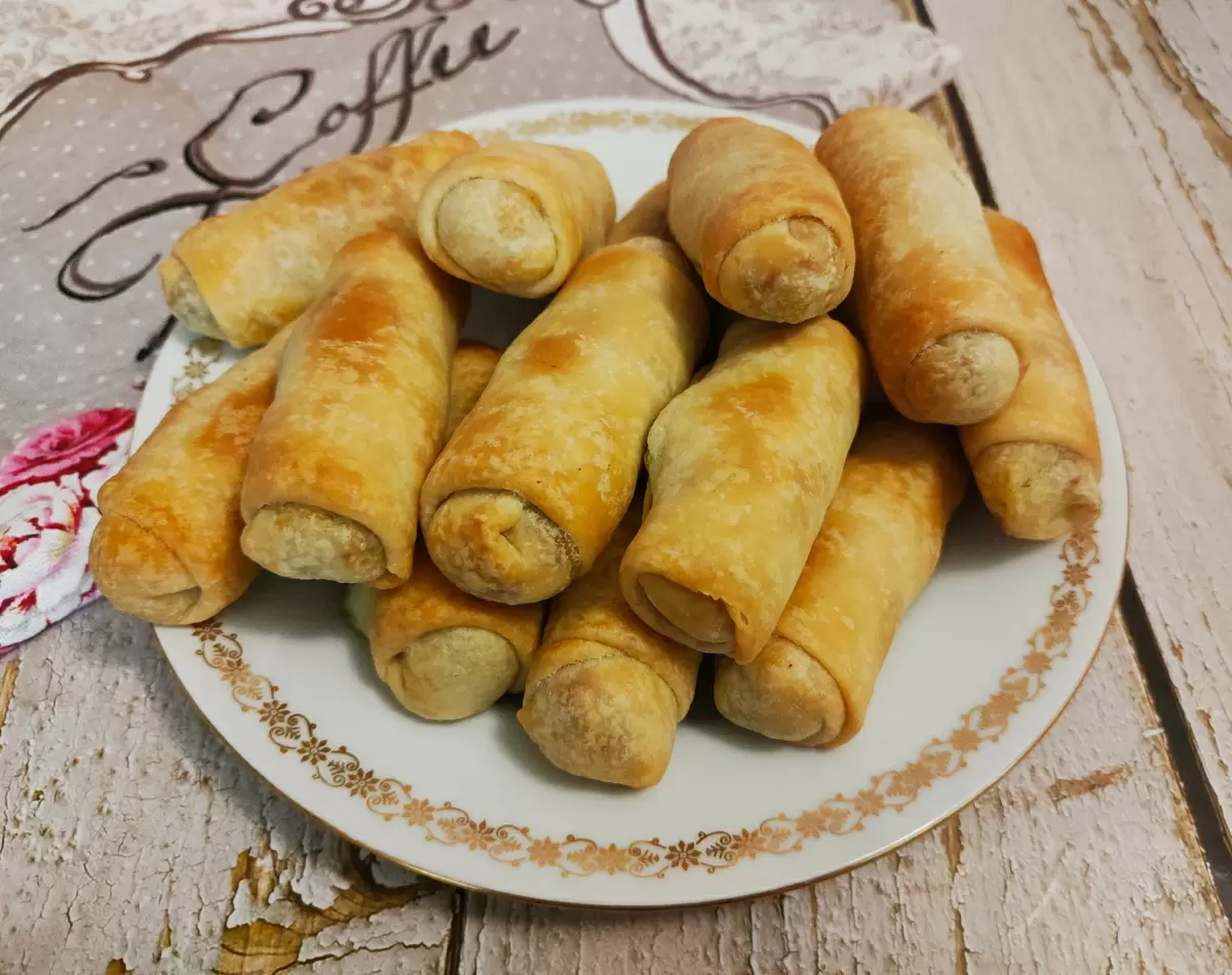 Вдохновляющие постные пирожки-трубочки
