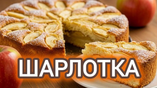 Ароматная шарлотка: секреты идеального пирога с яблоками