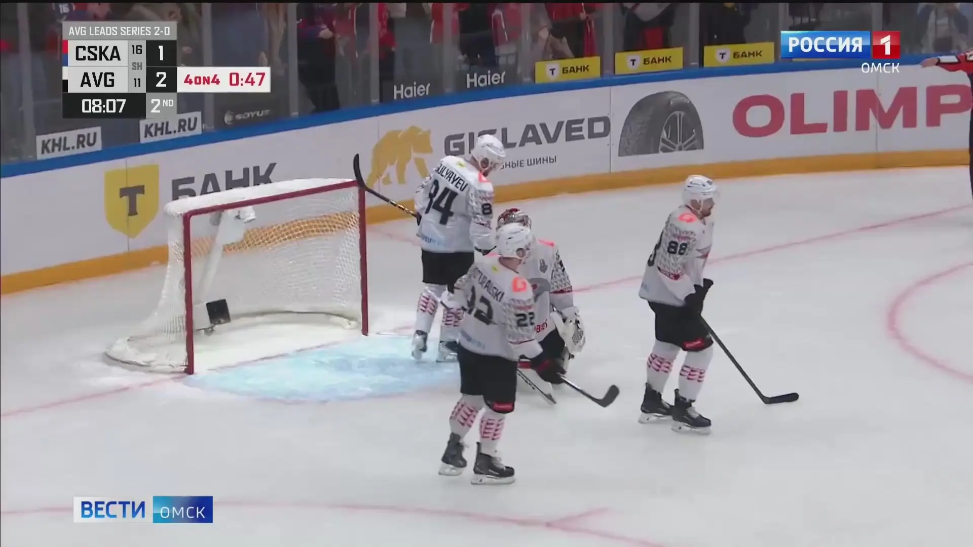 Омский «Авангард» готовится к важнейшему выездному матчу