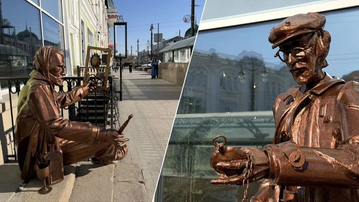 Блестящее обновление: скульптуры на Любинском проспекте в Омске сменили имидж