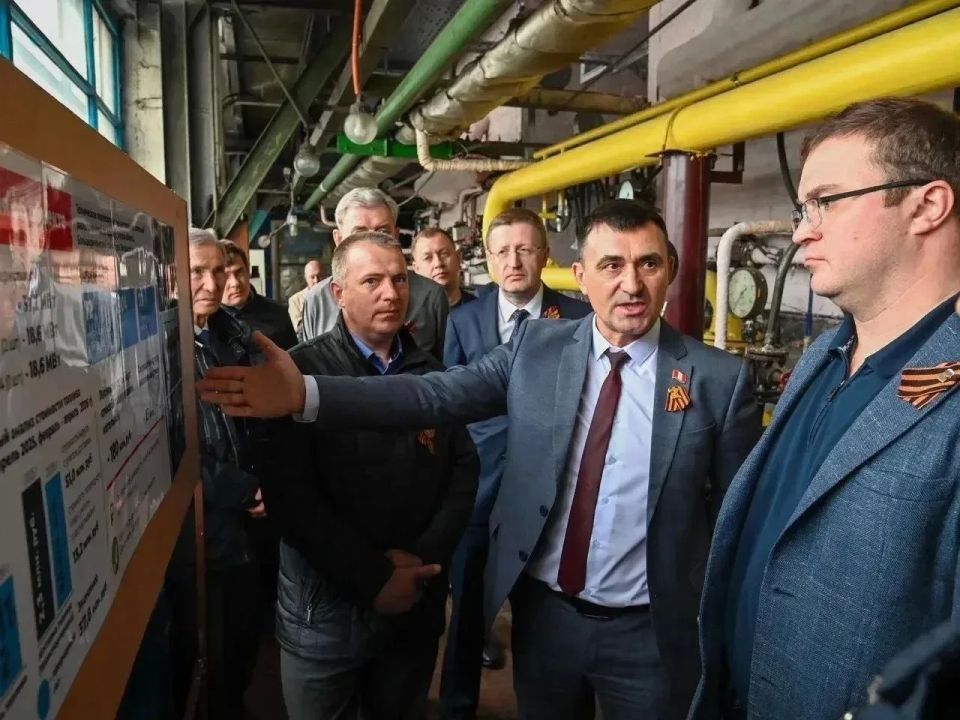 Виталий Хоценко сообщил, что в райцентре Большереческого района ввели в эксплуатацию газопровод и подключили котельную