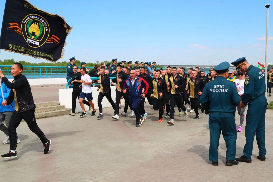 В преддверии Дня Победы в Омске прошел традиционный «Zабег Победы» В преддверии Дня Победы в Омске прошел традиционный «Zабег Победы»