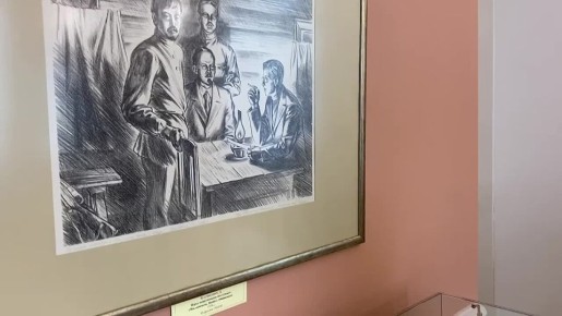 В Центре изучения истории Гражданской войны открылась новая выставка «Архивные истории об омской культуре. Взгляд художников на революцию и Гражданскую войну»