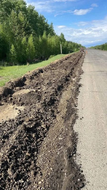 В Омской области начался ремонт трассы Омск — Русская Поляна В Омской области начался ремонт трассы Омск — Русская Поляна
