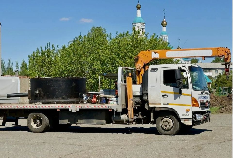 В селе Одесское продолжают обновлять водопровод