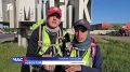 Пара пеших путешественников из Москвы добралась до Омска
