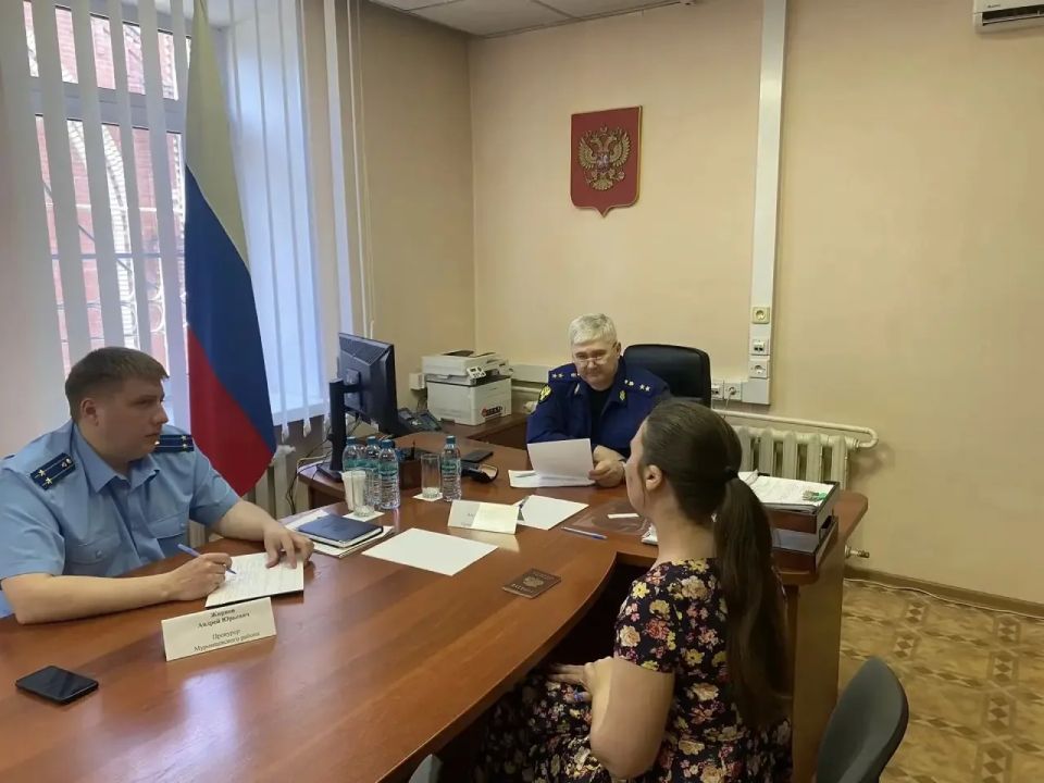 Руководители прокуратуры Омской области провели прием граждан в прокуратурах трех муниципальных районов