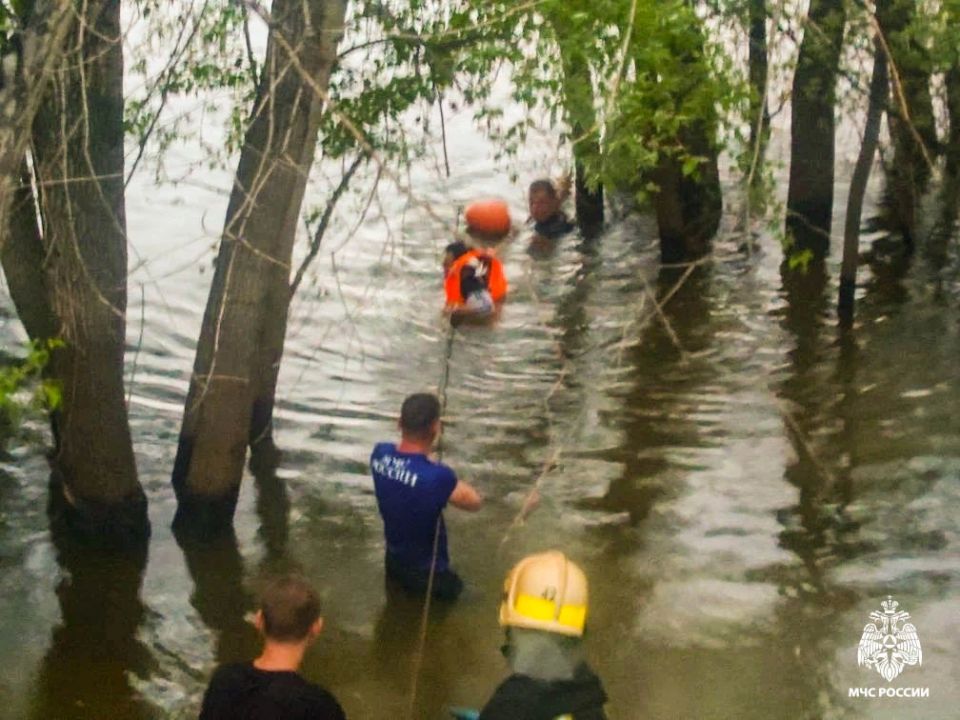 Омские пожарные спасли трех взрослых и одного подростка из воды Омские пожарные спасли трех взрослых и одного подростка из воды