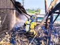 В Кормиловском районе выгорела на 60 квадратов крыша частного дома