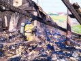 #пожарызасутки. 23 июня в 08:12 В Кормиловском районе горела кровля одноэтажного дома