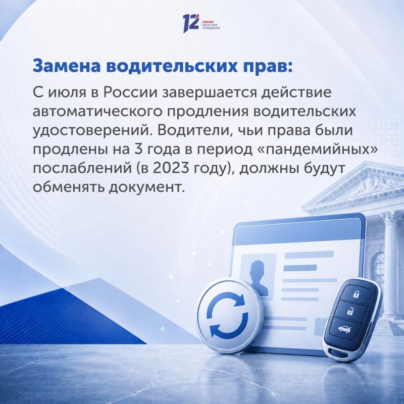Замена водительских прав, сделки по биометрии и новые правила кредитования: главные изменения июля Замена водительских прав, сделки по биометрии и новые правила кредитования: главные изменения июля