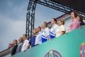 Герой России, сенатор Российской Федерации («Единая Россия») Дмитрий Перминов и депутат Законодательного Собрания Дмитрий Голованов отметили высокие достижения Омского района в сельском спорте