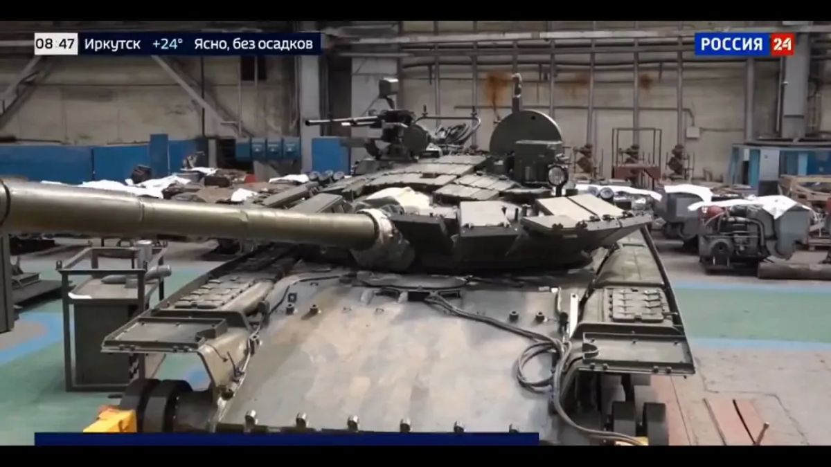 Репортаж о производстве танков Т-80БВМ на «Омском заводе транспортного машиностроения» («Омсктрансмаш») Репортаж о производстве танков Т-80БВМ на «Омском заводе транспортного машиностроения» («Омсктрансмаш»)