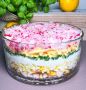 Салат с редиской и новыми нотками весны