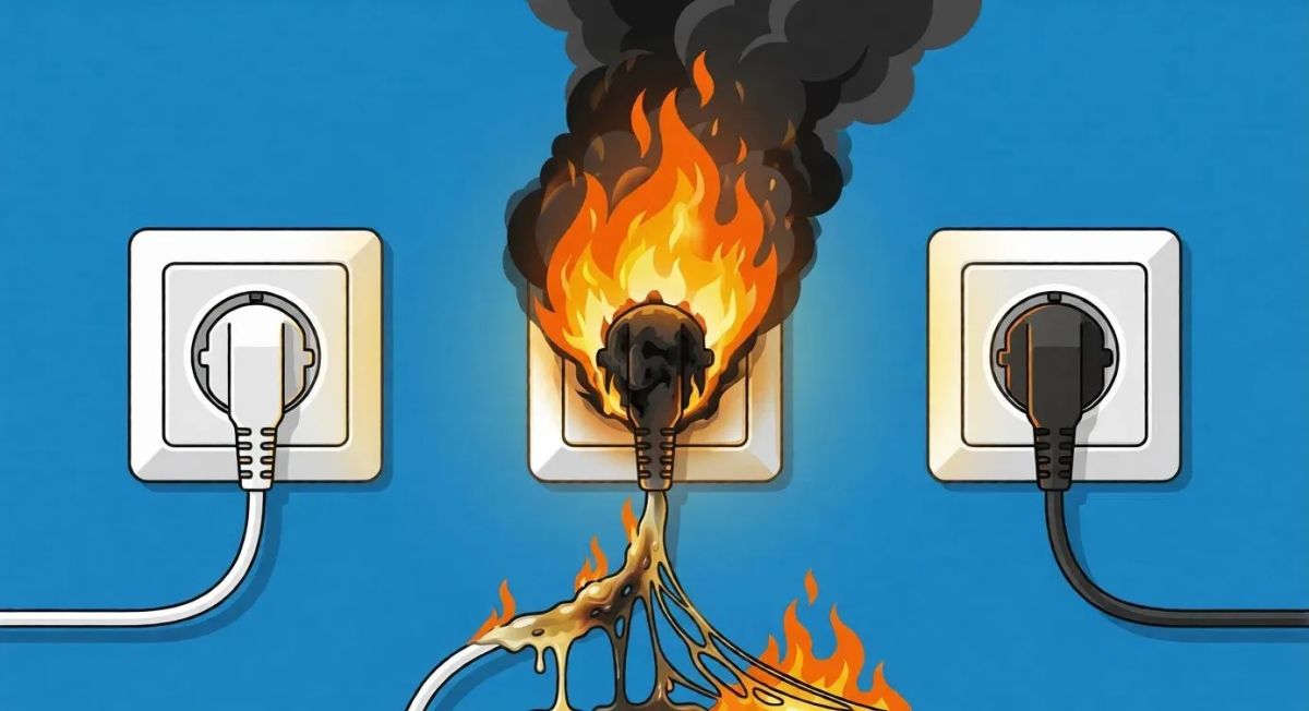 Короткое замыкание приводит к бытовым пожарам