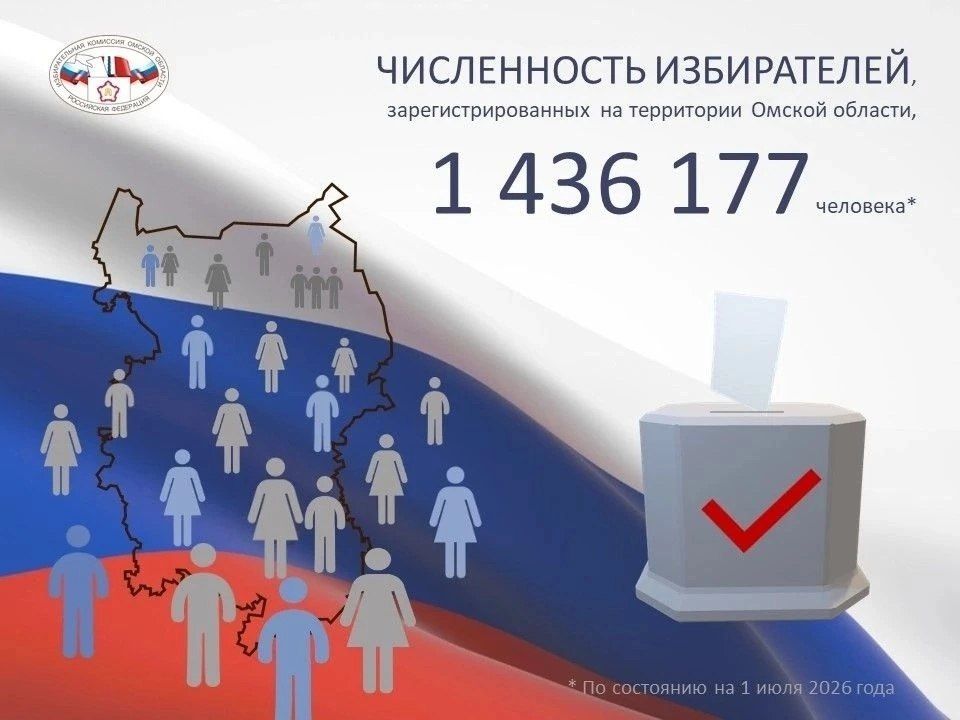 В Омске посчитали количество избирателей