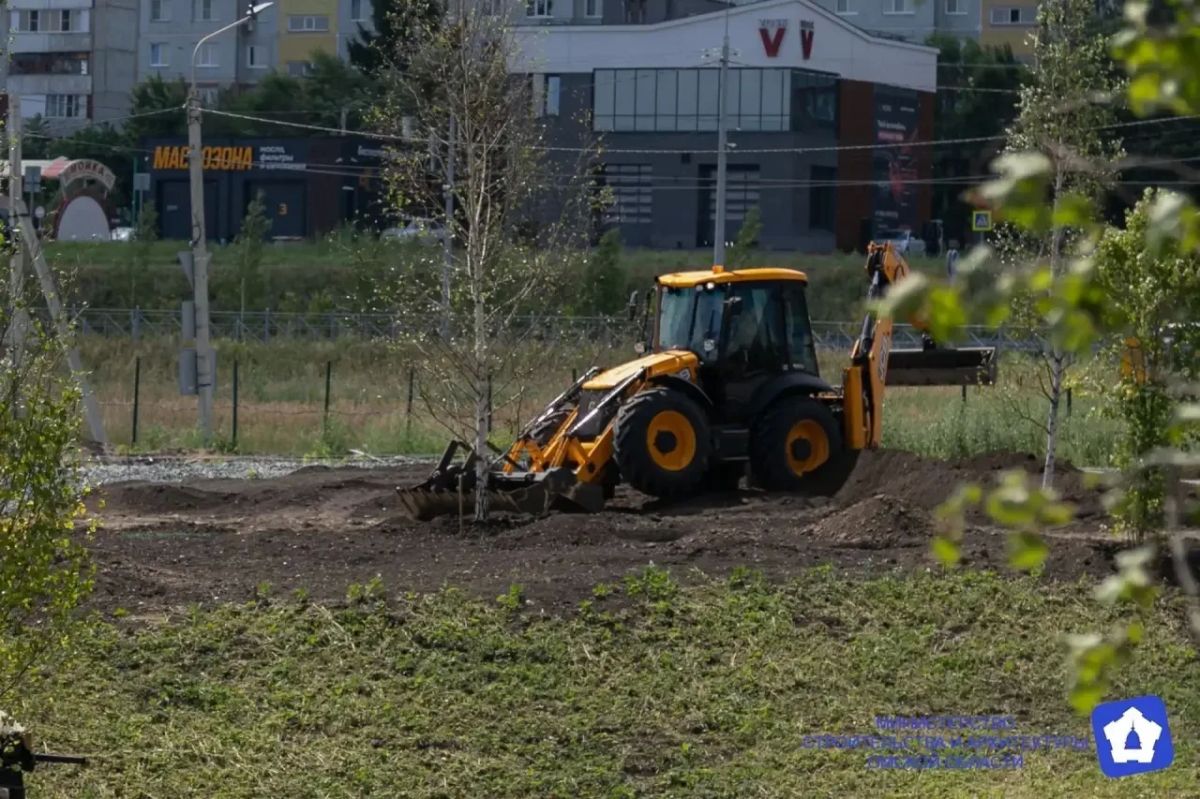 Модульные тротуары и крупномерные деревья: на Левобережье благоустраивают Парк Драверта Модульные тротуары и крупномерные деревья: на Левобережье благоустраивают Парк Драверта