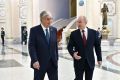 Встреча ВВП с Токаевым. Тем интереснее будет посмотреть на казахстанского президента Касыма Жомарта Токаева сегодня в Омске для участие в межрегиональном форуме