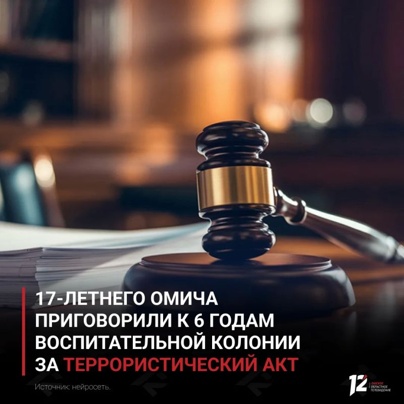 17-летнего омича приговорили к 6 годам воспитательной колонии за террористический акт