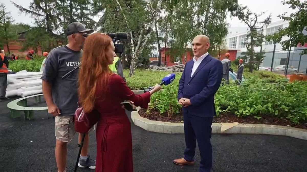 Набережная в Омской крепости еще до открытия претендует на звание одной из самых "зелёных" в стране: площадку украсят 44 000 кустарников и цветов