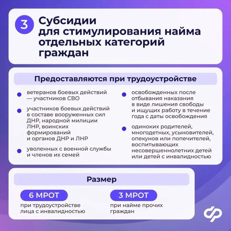 Субсидии работодателям за трудоустройство граждан Субсидии работодателям за трудоустройство граждан