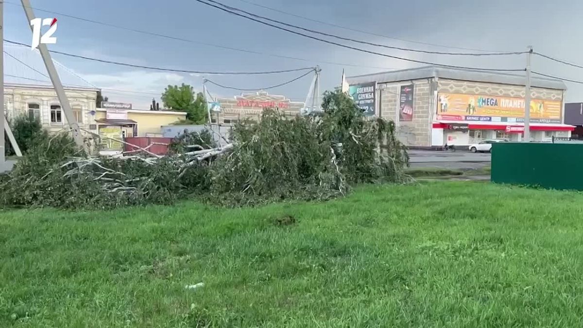Местами в Омской области разыгралась непогода