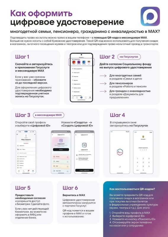 Цифровое удостоверение в МАХ: подтверждаем право на льготы через смартфон