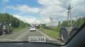 В Омской области перевернулся прицеп на трассе