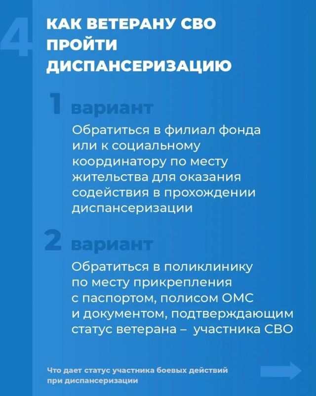 Инструкция: как ветерану СВО пройти углубленную диспансеризацию Инструкция: как ветерану СВО пройти углубленную диспансеризацию