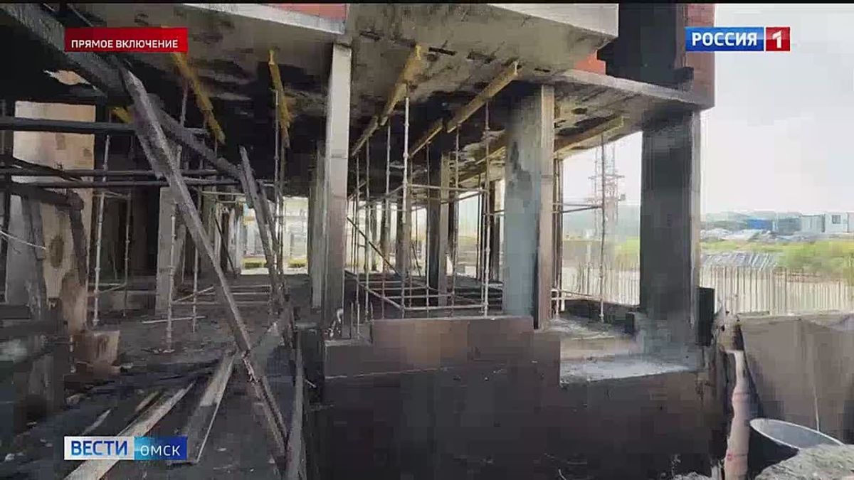 Следователи разбираются в причинах крупного пожара, который произошел на Левобережье Омска