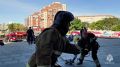 Отработали план тушения пожара в СКК имени Виктора Блинова