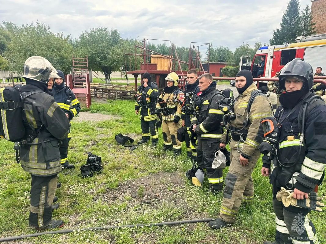 В Омской области проведена тренировка пожарных подразделений В Омской области проведена тренировка пожарных подразделений