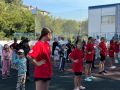 В Советском округе во дворе на проспекте Мира прошел флешмоб «В ритме сердца»