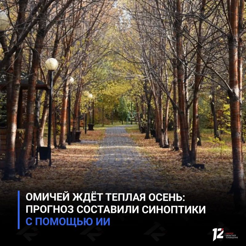 Омичей ждёт тёплая осень: прогноз составили синоптики с помощью ИИ