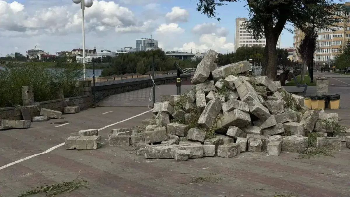 Участок Иртышской набережной перед рестораном "Сенкевич" благоустроят Участок Иртышской набережной перед рестораном "Сенкевич" благоустроят