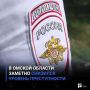 В Омской области заметно снизился уровень преступности