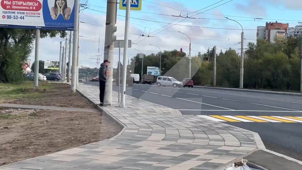 Завершается ремонт одной из самых востребованных улиц Левобережья
