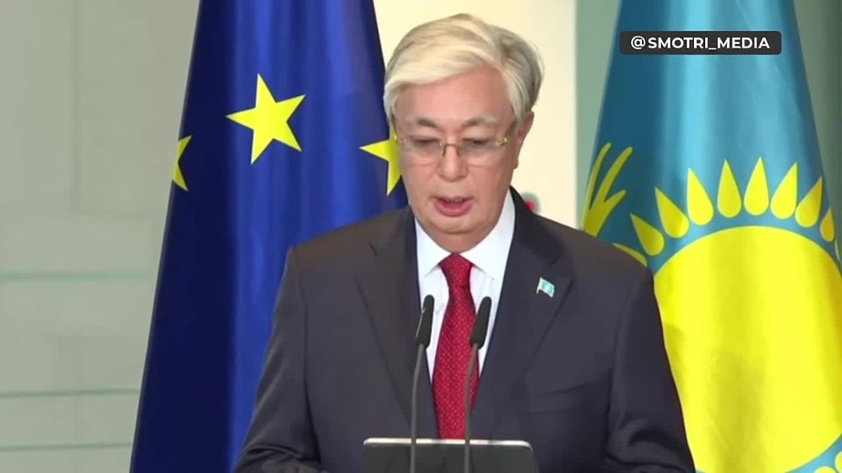 Олег Царёв: Президент Казахстана Касым-Жомарт Токаев с трибуны в Федеральной канцелярии Германии поблагодарил Владимира Путина и назвал его выдающимся государственным деятелем