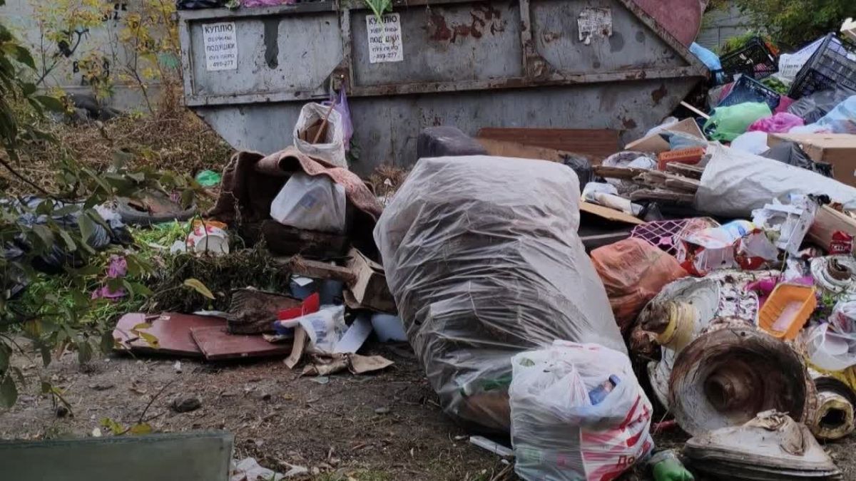 В Ленинском округе Омска ликвидировали свалку у контейнерной площадки