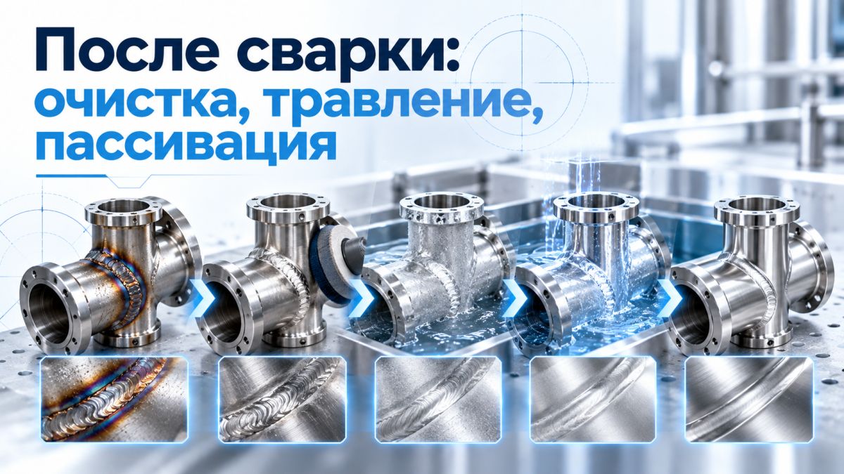 После сварки — не конец: как правильно обработать нержавеющую сталь
