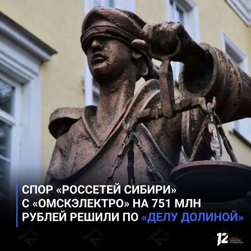 Спор «Россетей Сибири» с «Омскэлектро» на 751 млн рублей решили по «делу Долиной»